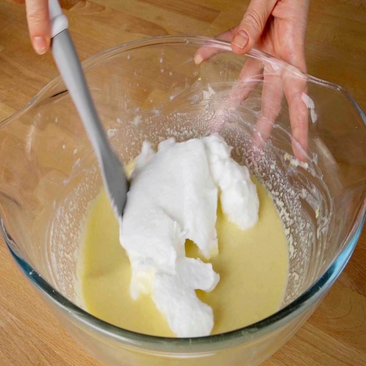 Lemon pudding cake process 10