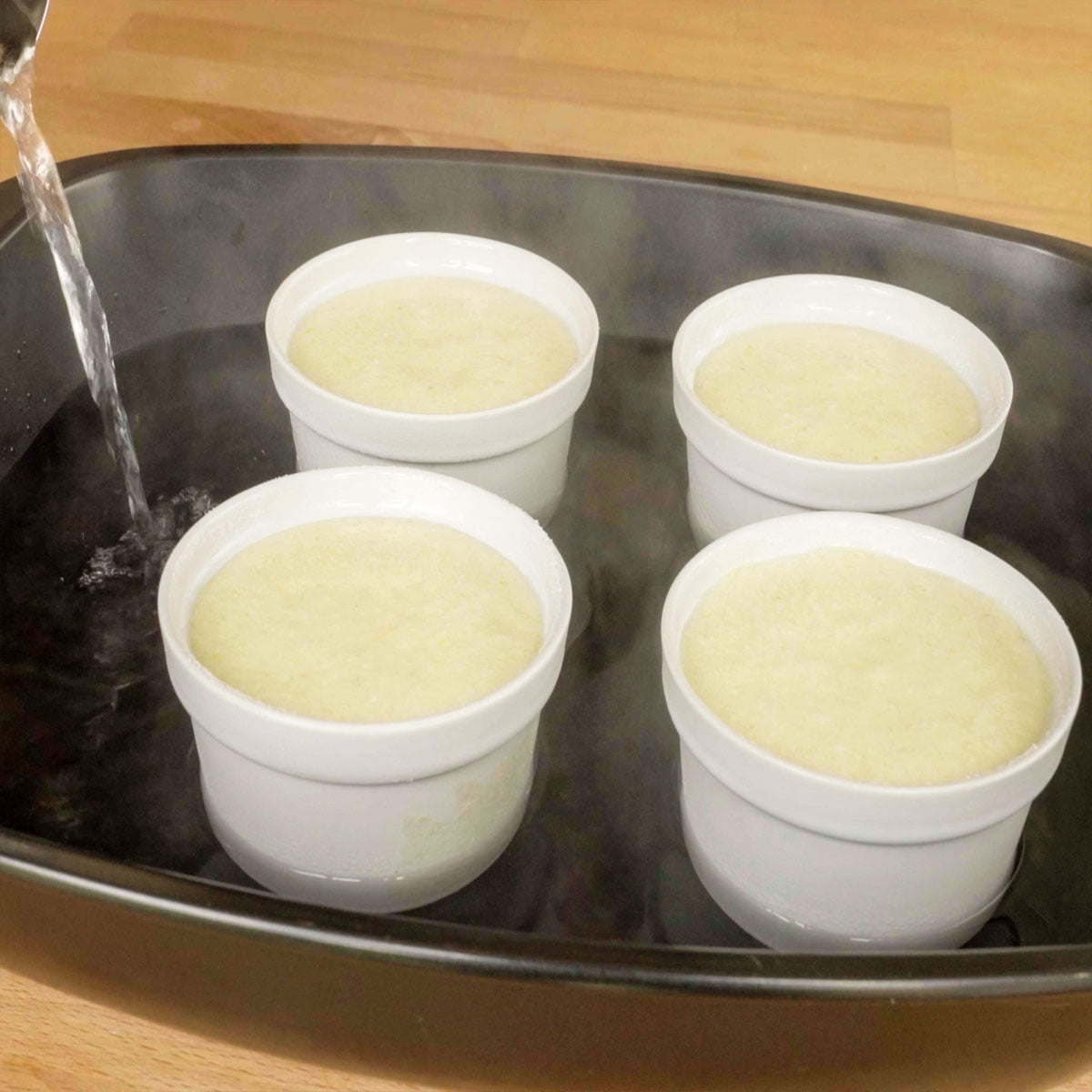 Lemon pudding cake process 13