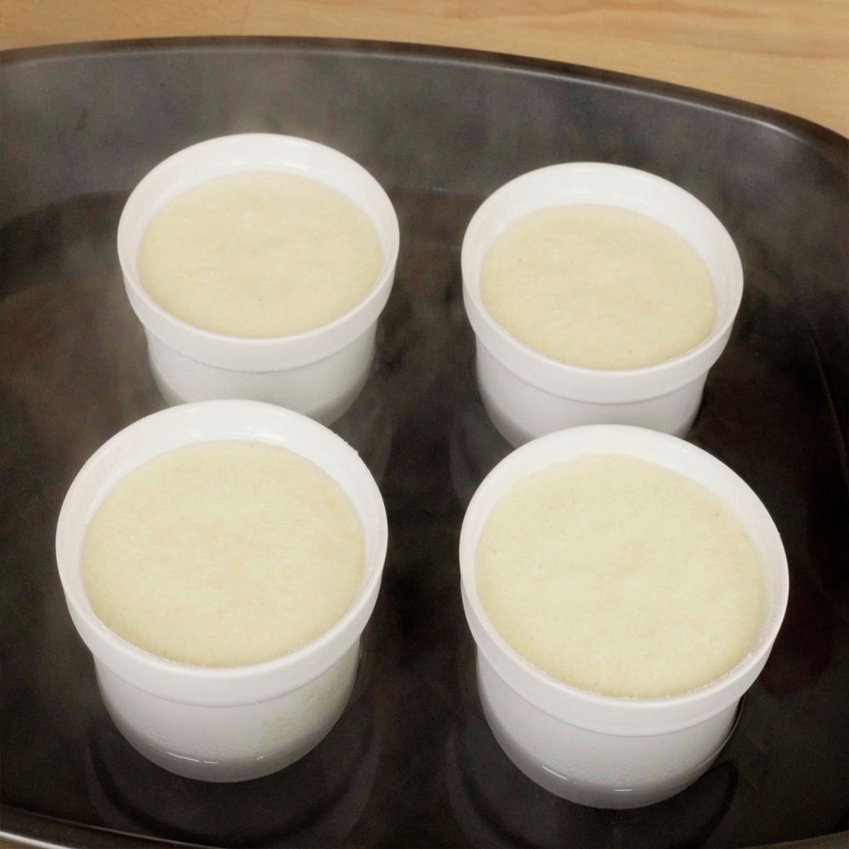 Lemon pudding cake process 14