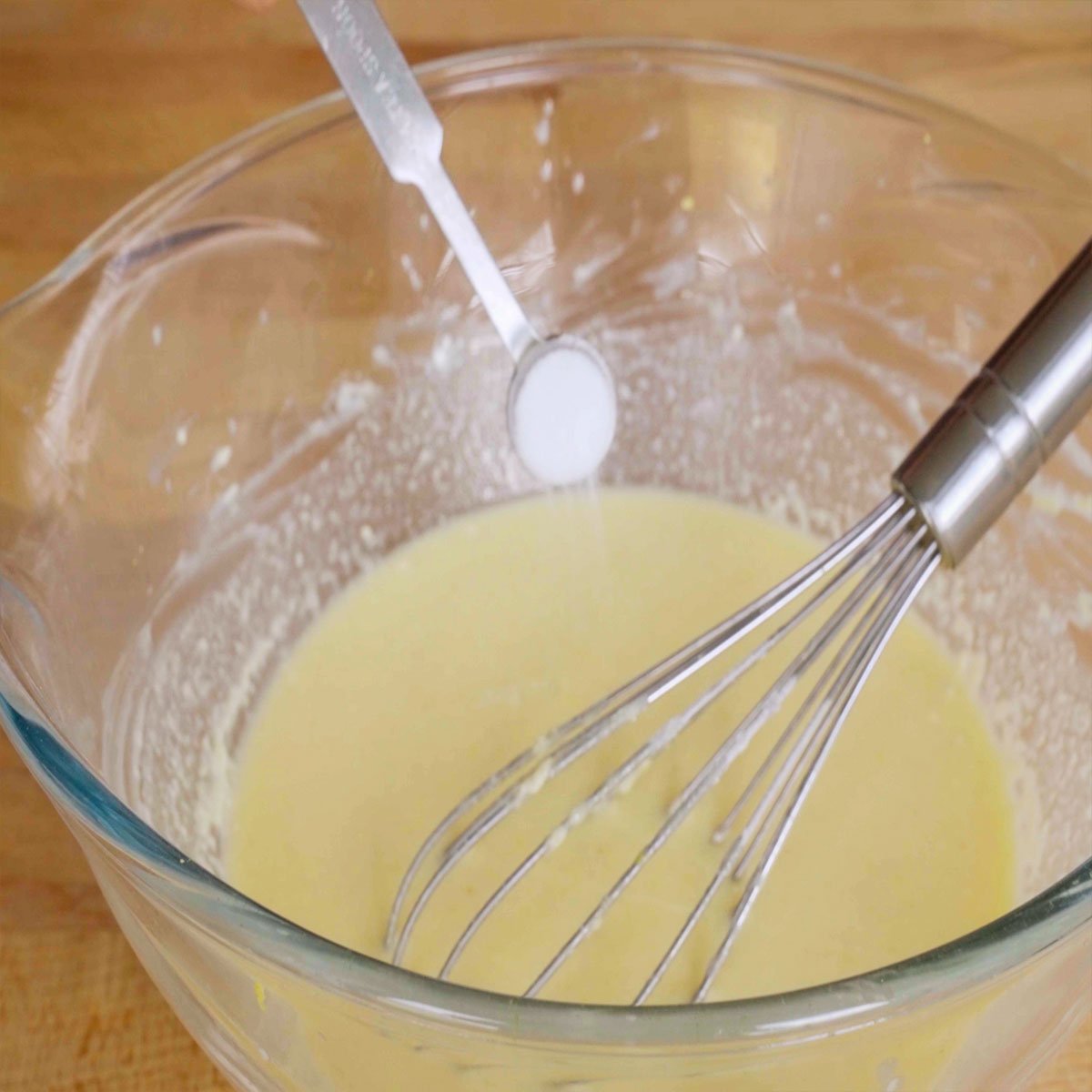 Lemon pudding cake process 6