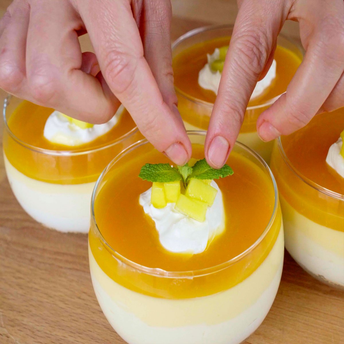 Mango Pudding Process 12