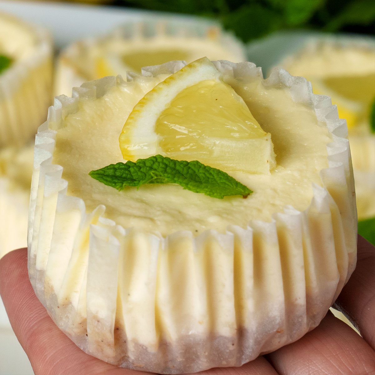 Mini Lemon Cheesecakes 