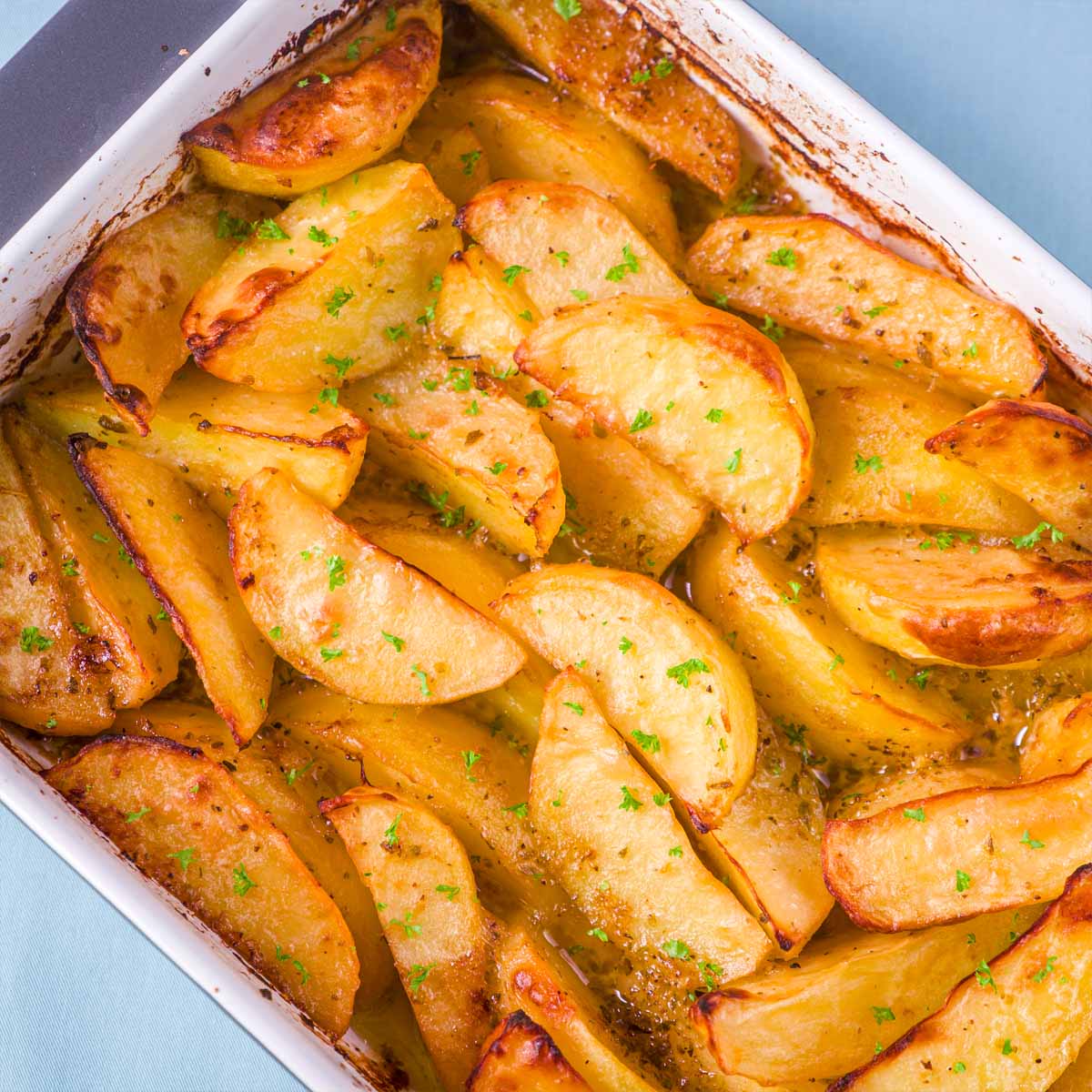 Greek Lemon Potatoes 