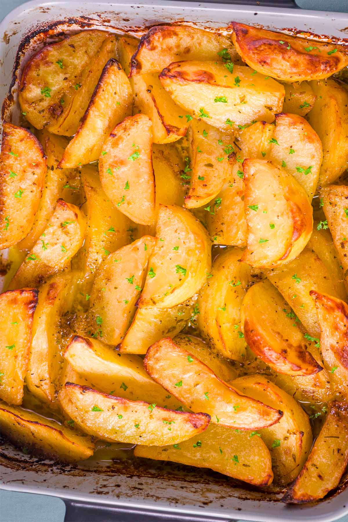 Greek Lemon Potatoes 