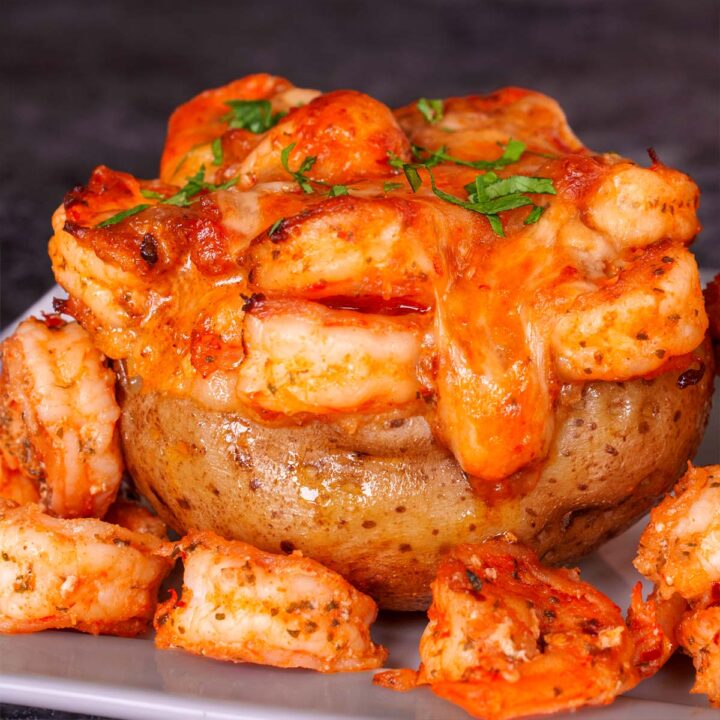 Loaded Shrimp Baked Potato