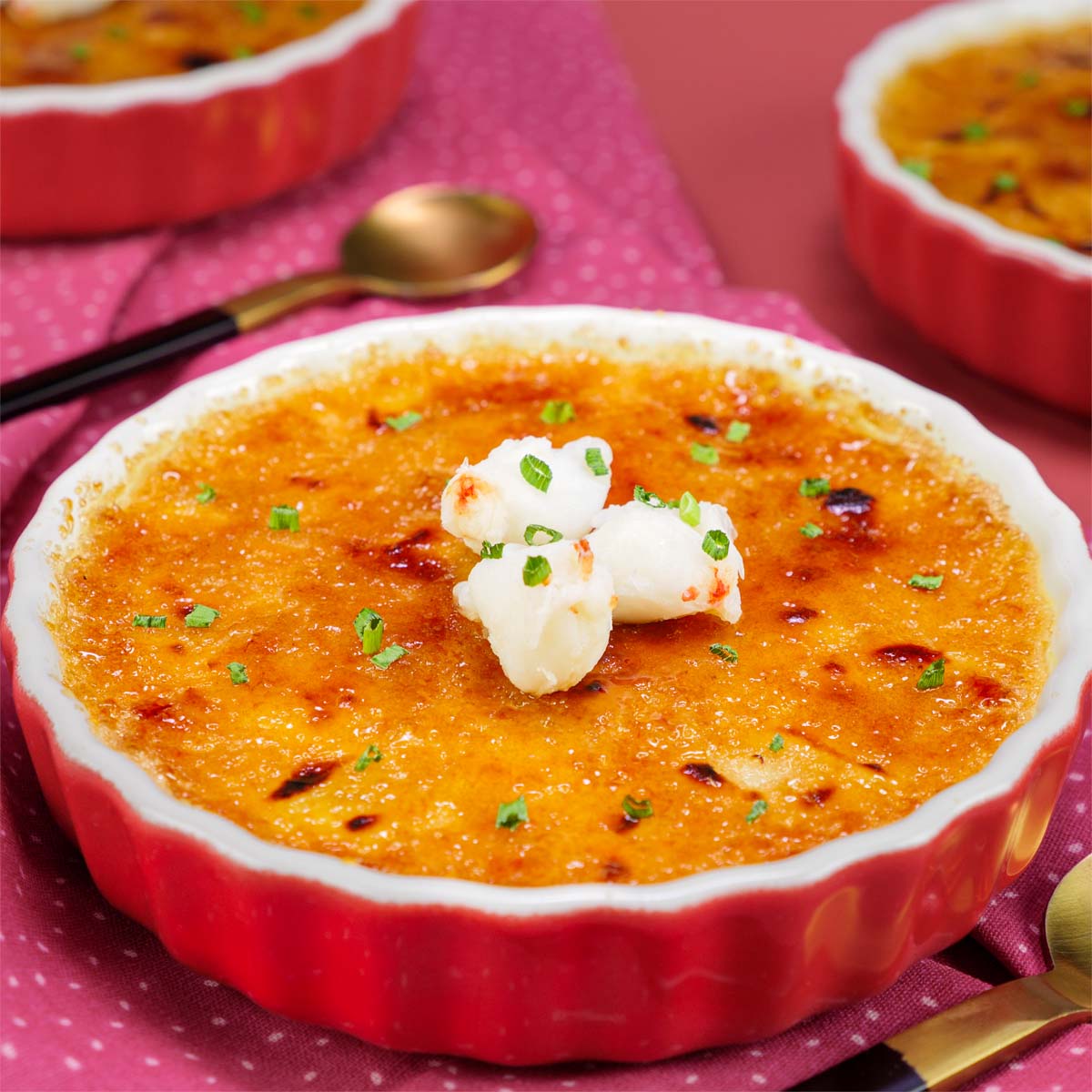 Crab brulee