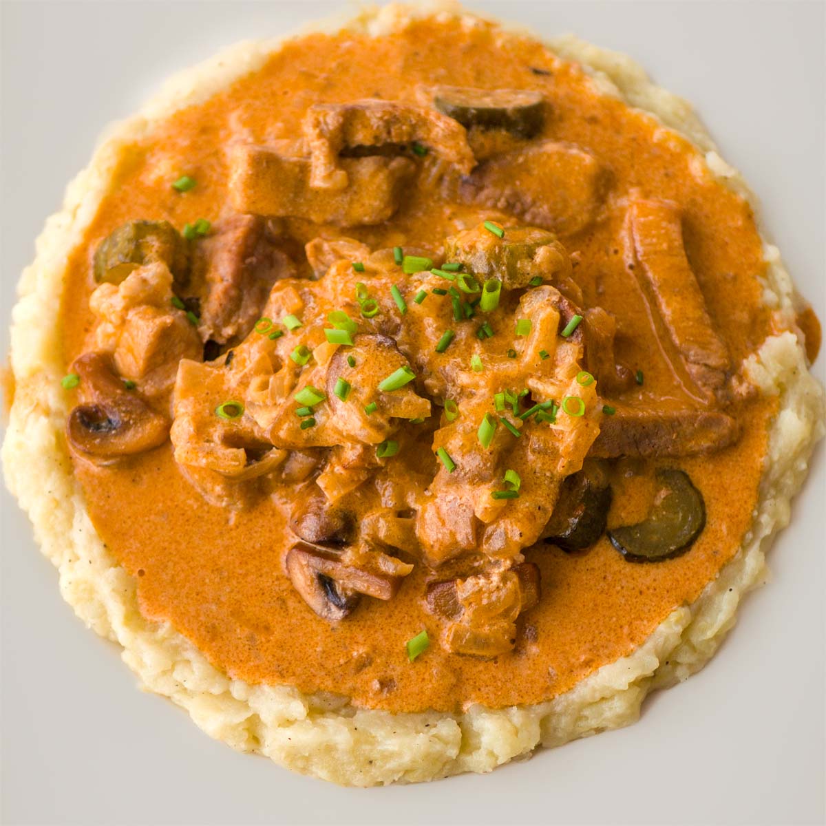 Pork Stroganoff