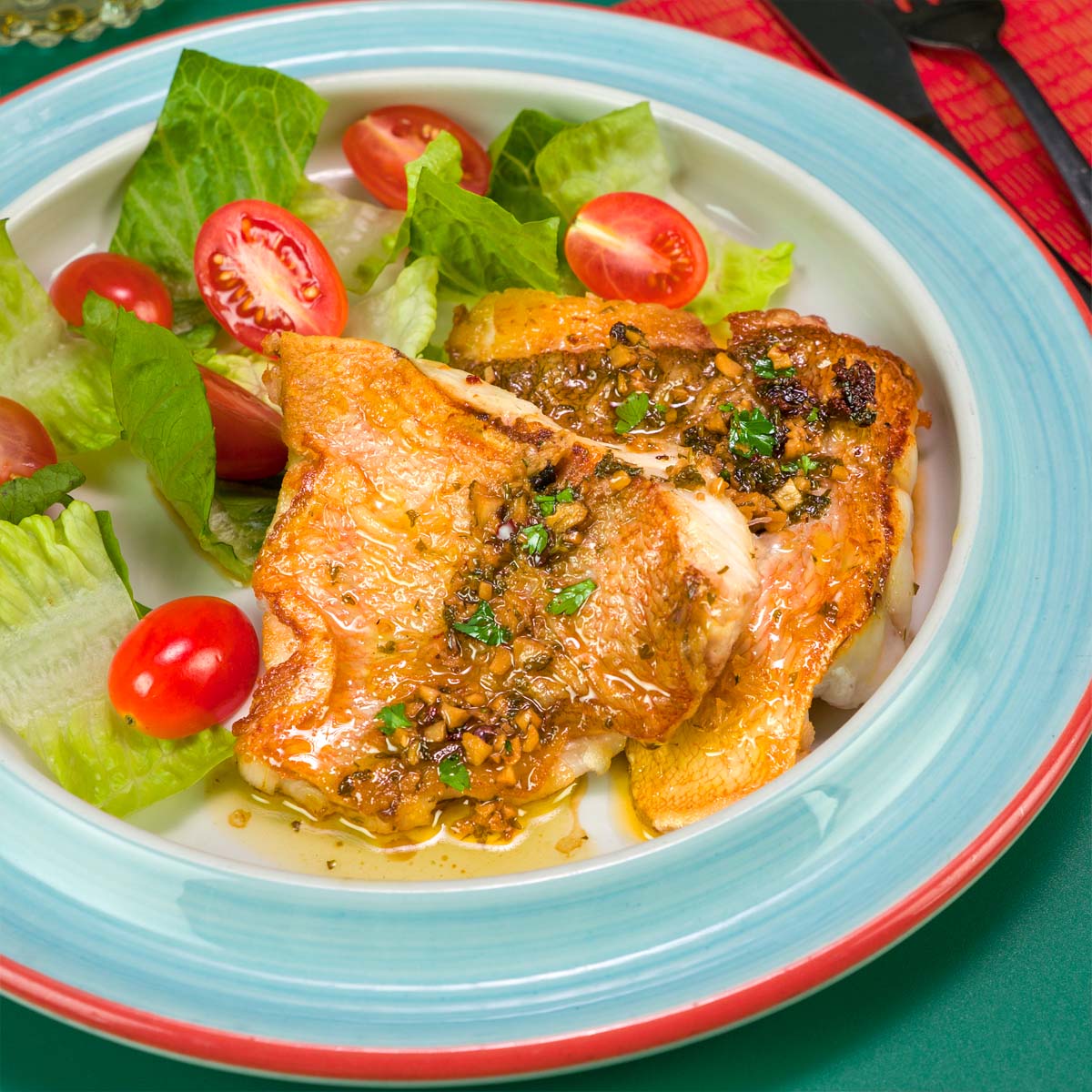 Pan Seared Rock Fish