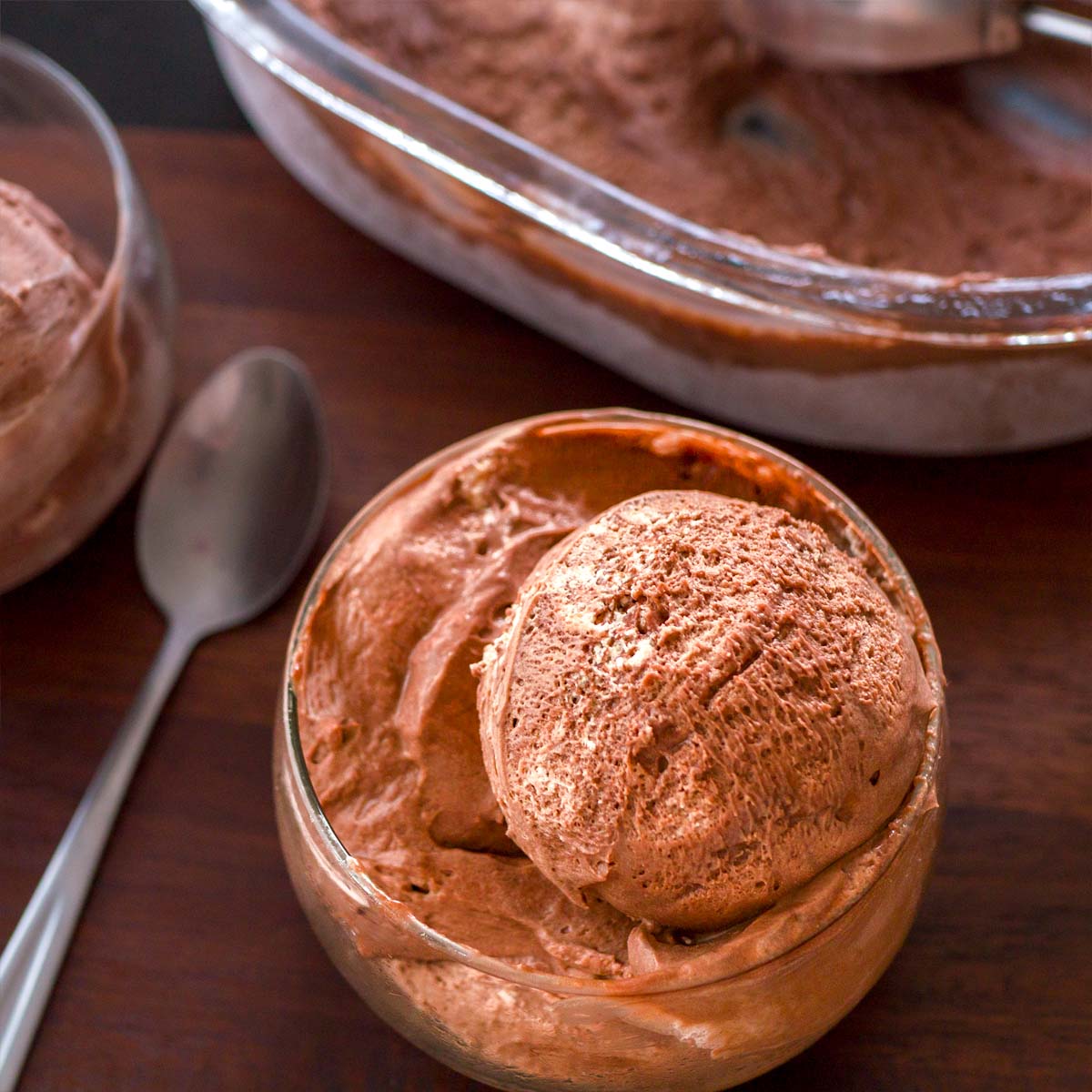 no-churn chocolate ice cream
