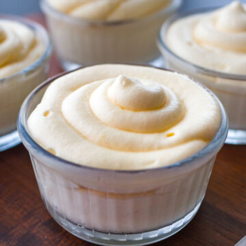 Lemon curd mousse