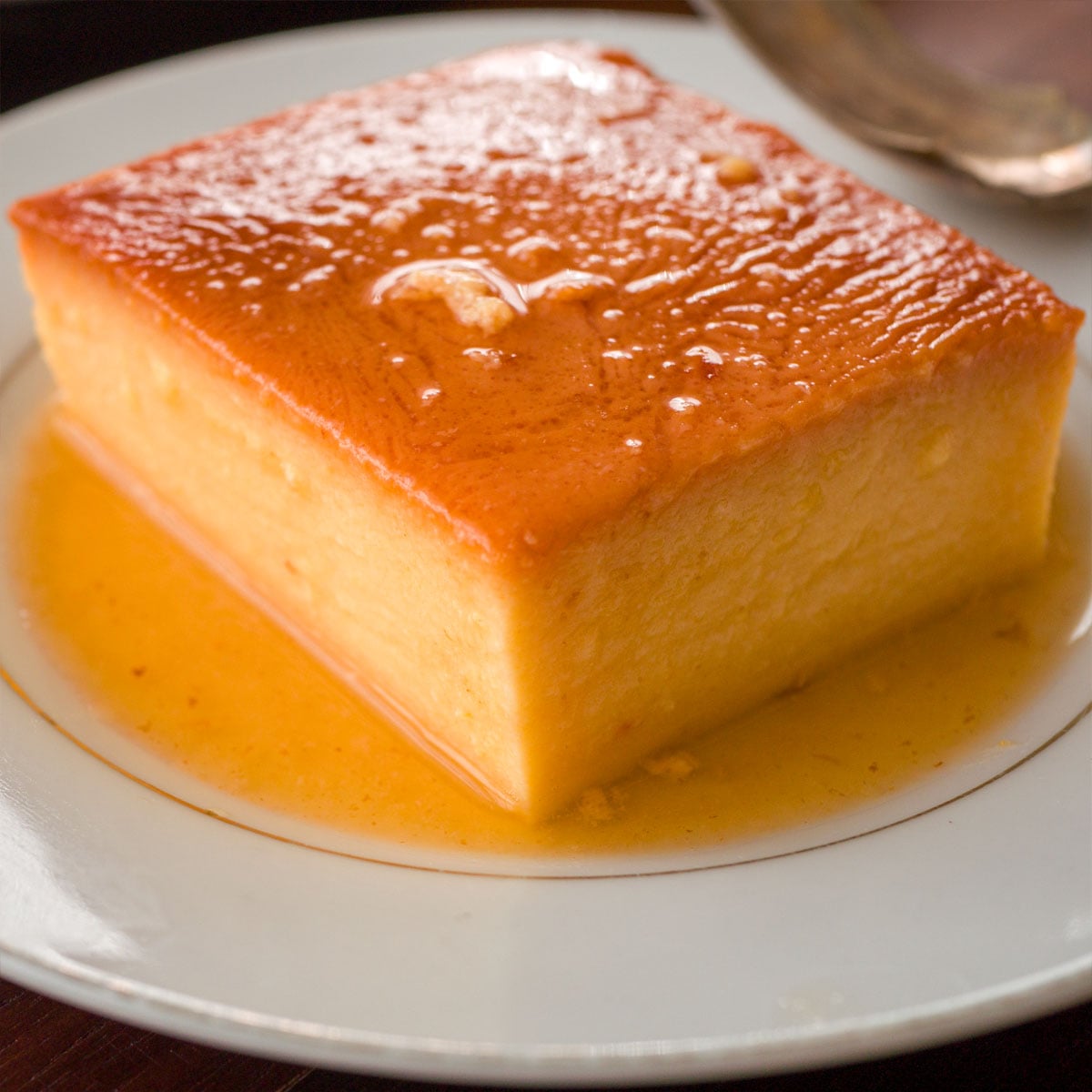 Pumpkin flan
