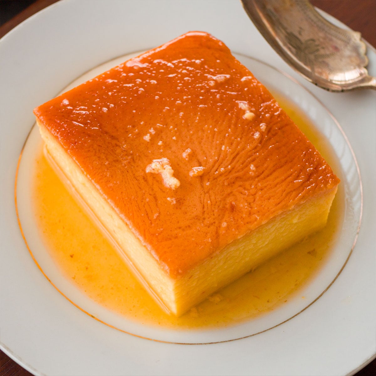 Pumpkin flan
