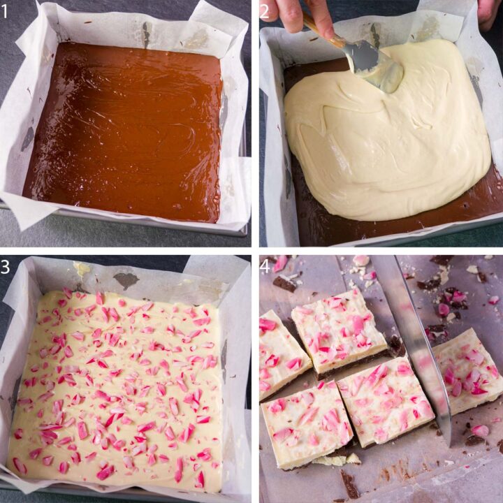 Process Task Peppermint Homemade Peppermint Bark (No-Bake Holiday Candy)