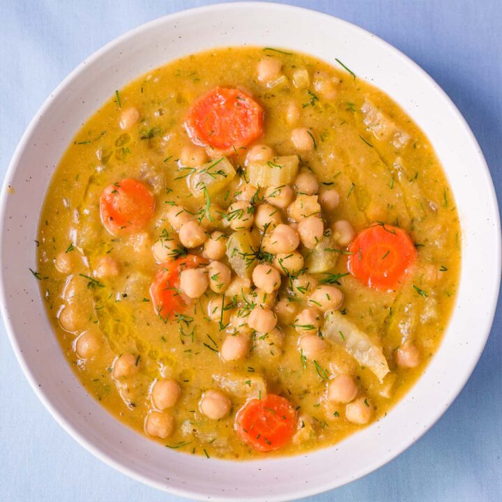 Greek Chickpea Soup (Revithia) – Easy Lemon Dill Recipe