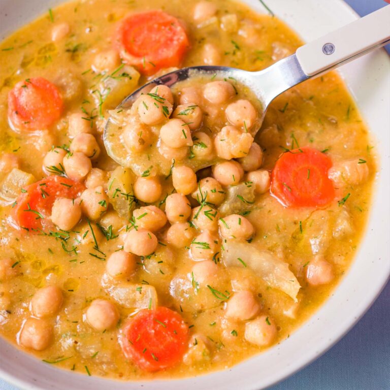 Greek Chickpea Soup (Revithia) – Easy Lemon Dill Recipe