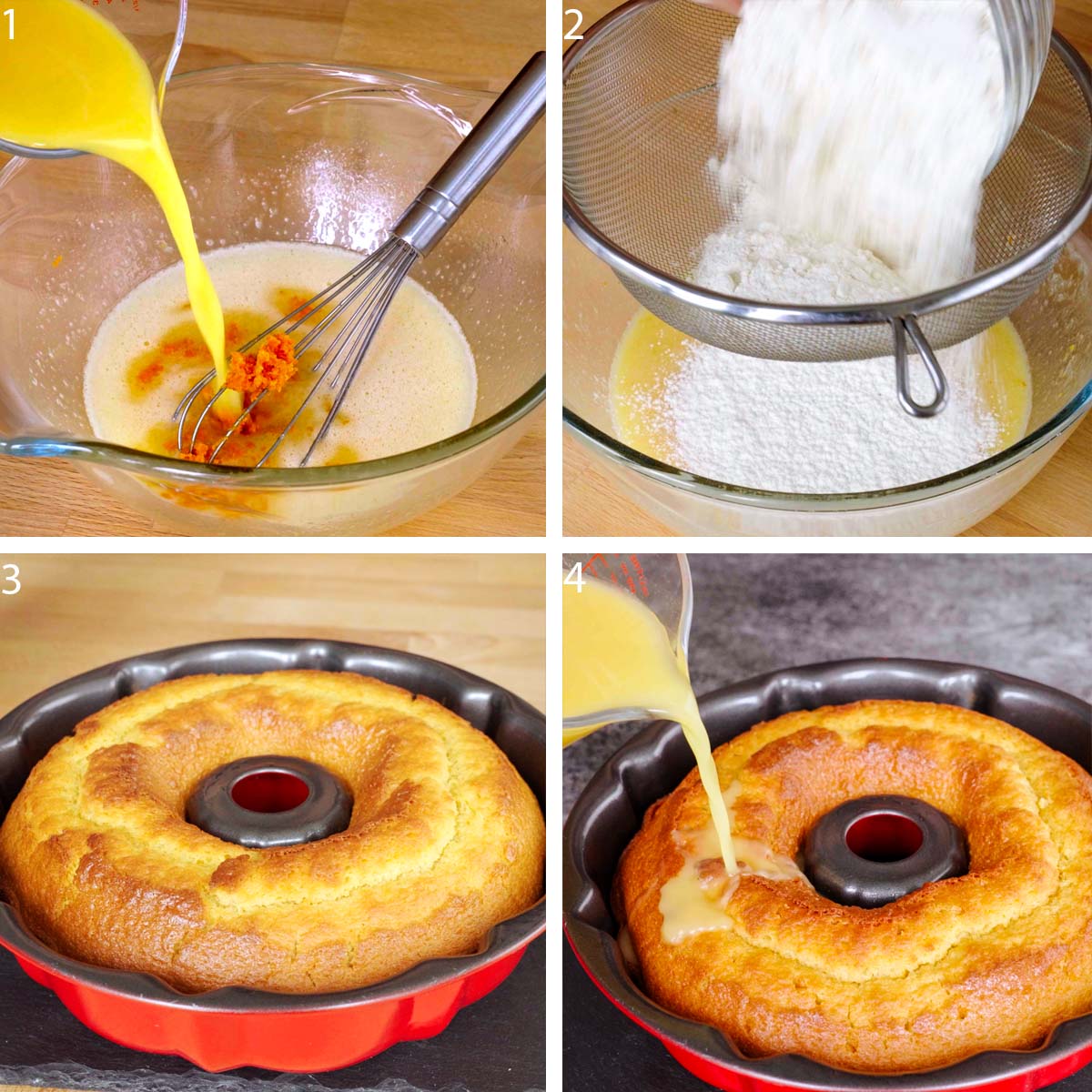 How to Make Orange Juice Cake