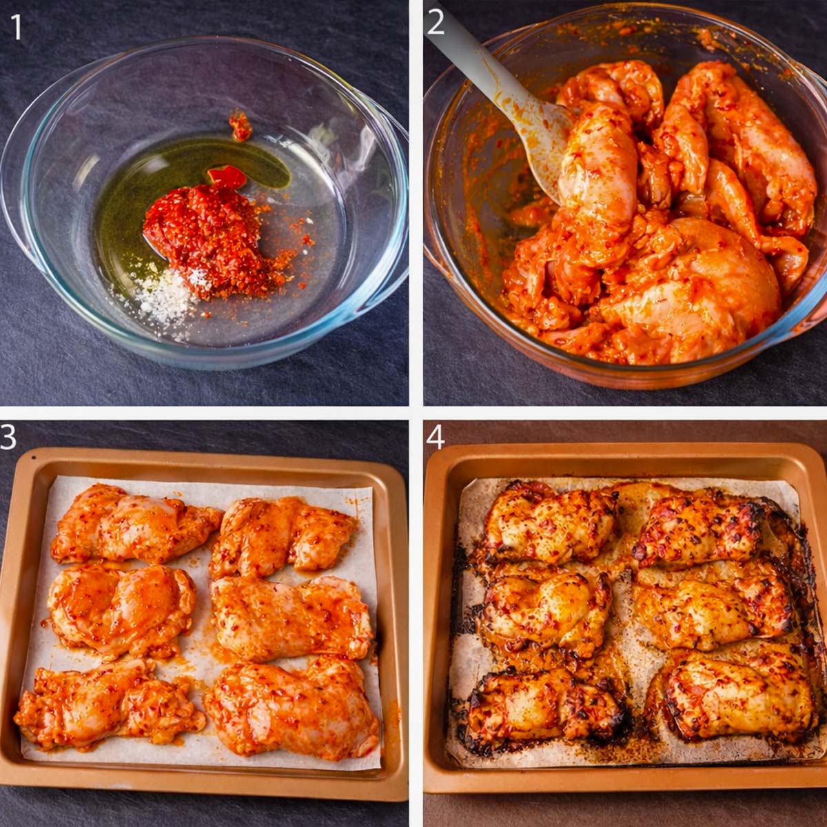 How to Make Tomato Marinated Chicken Thighs 