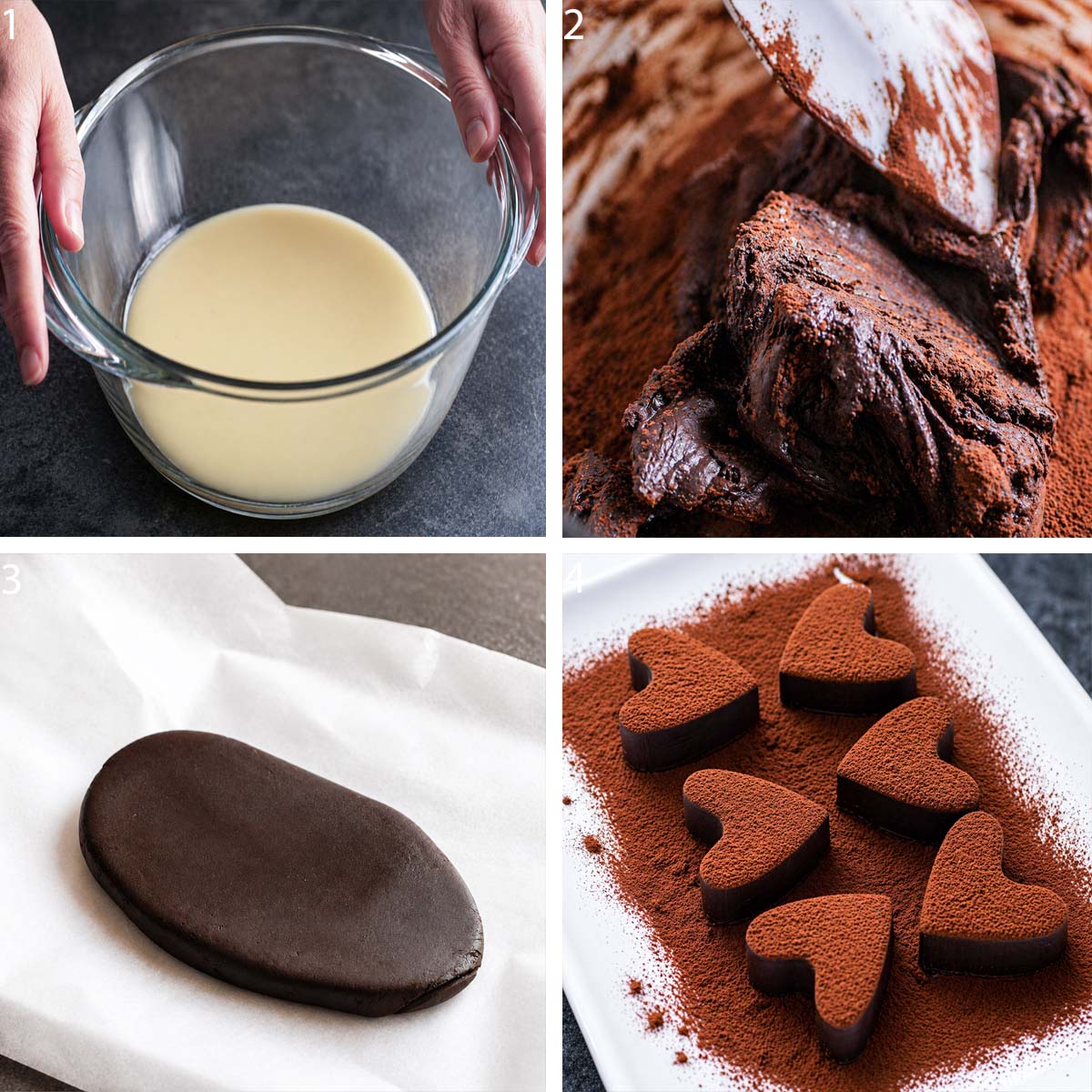 How to Make 2 Ingredient Chocolate Fudge with Cocoa Powder