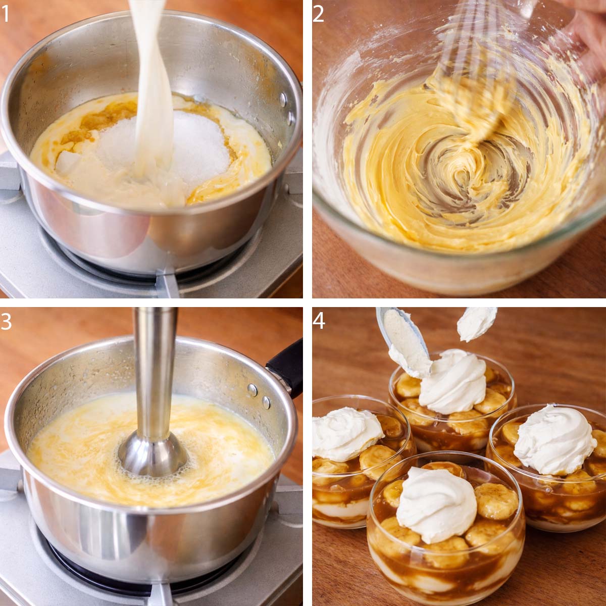 How to Make Caramel Banana Pudding