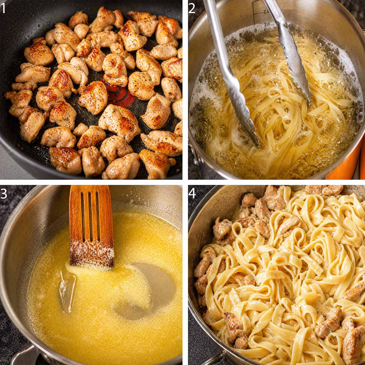 How to Make Chicken Alfredo Pasta
