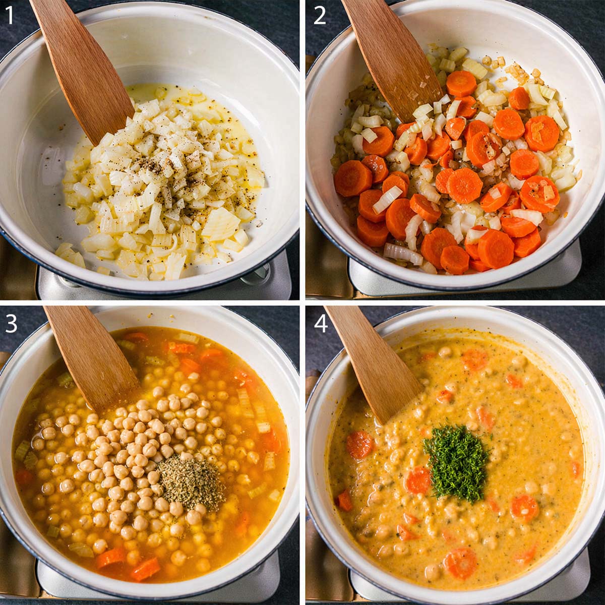 How to Make Creamy Lemon Chickpea Soup 