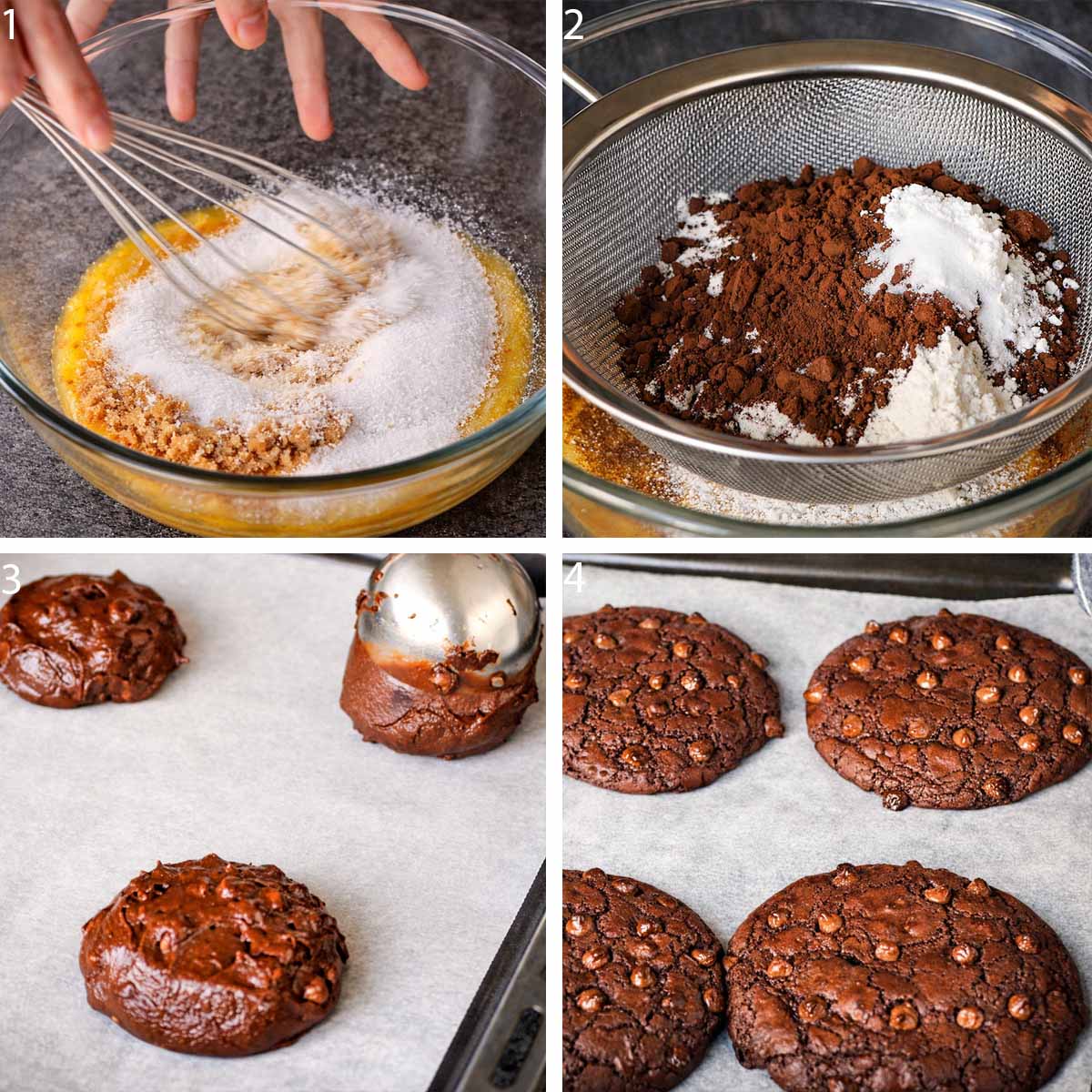 How to Make Double Chocolate Chip Cookies