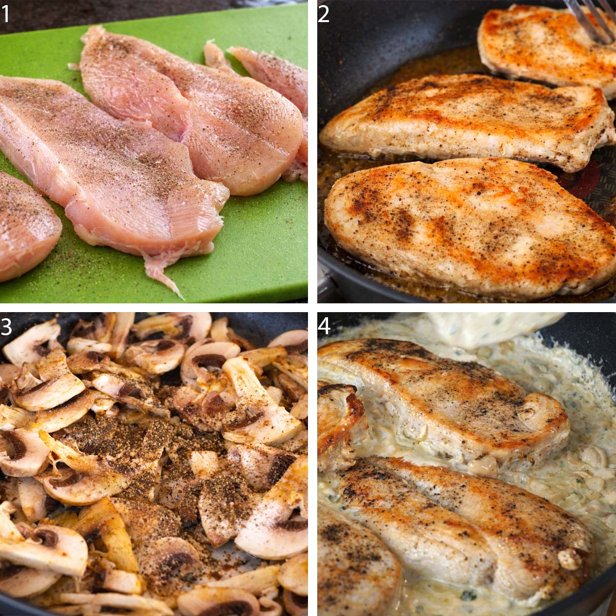 How to Make Chicken and Mushrooms Skillet