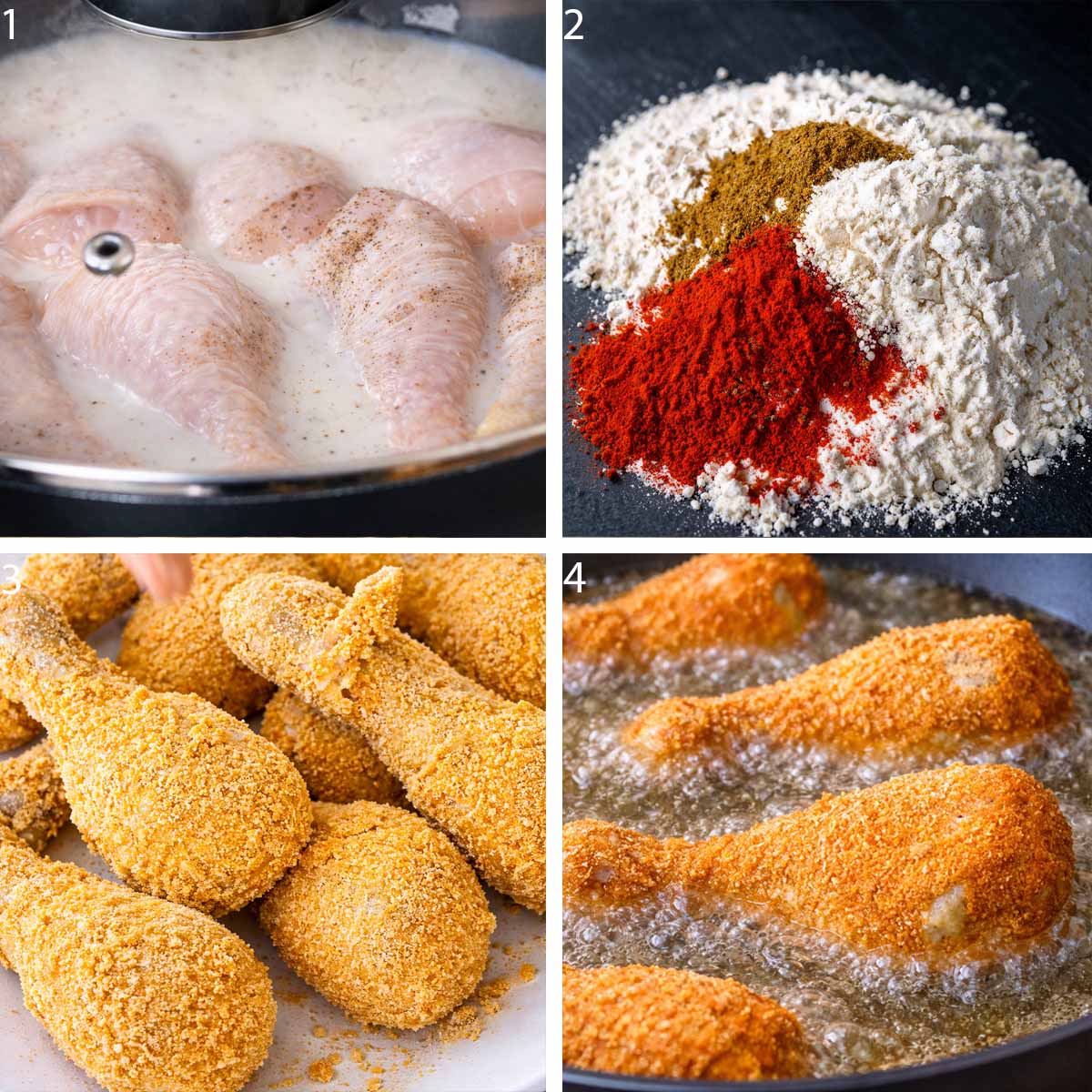 How to Make Crispy Fried Chicken Drumsticks