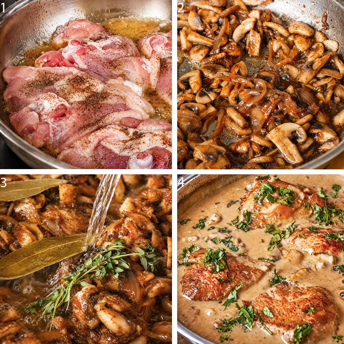 How to Make Skillet Chicken Thighs