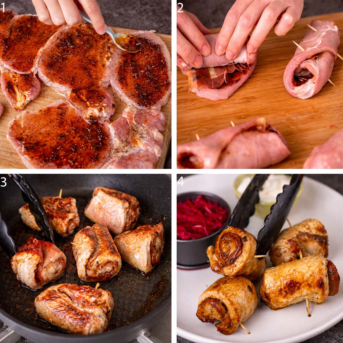 How to Make Stuffed Pork Rolls