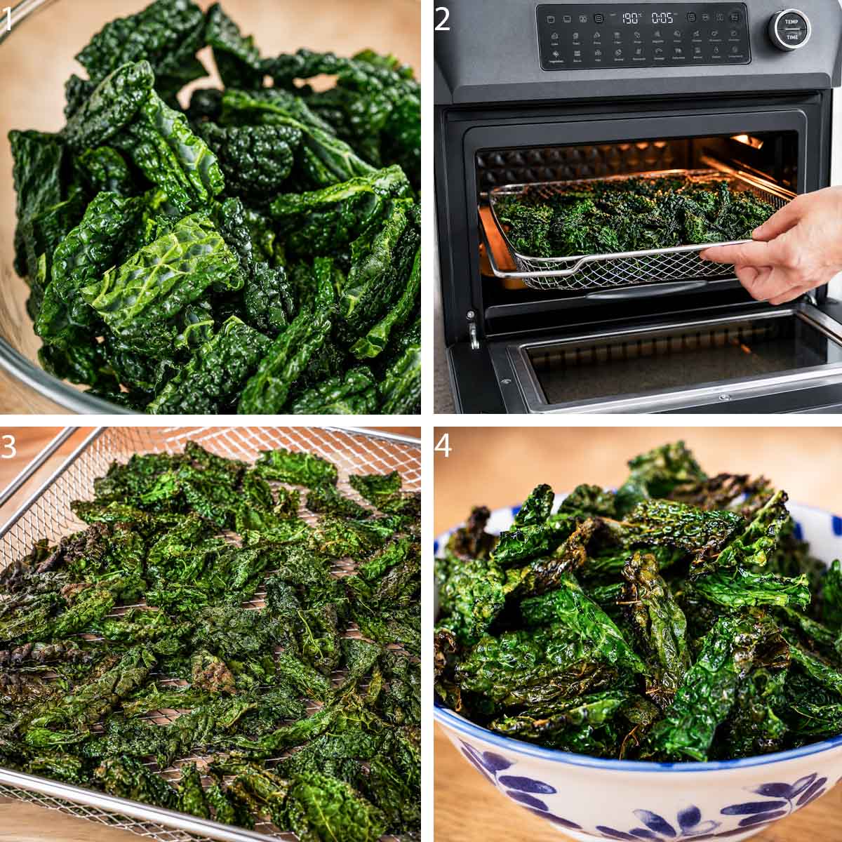 How to Make Crispy Air Fryer Kale Chips