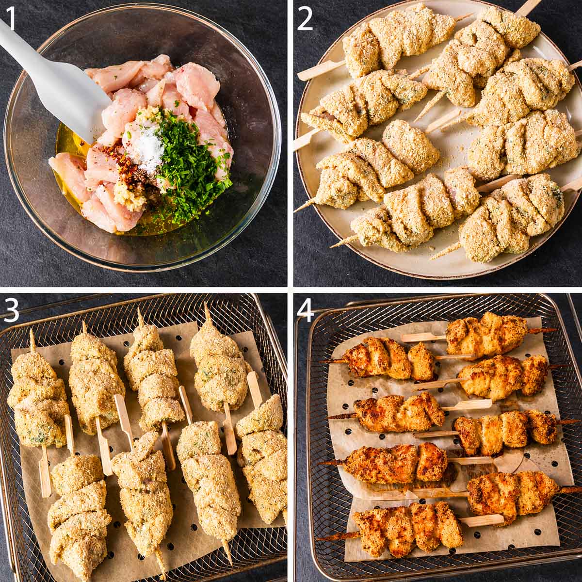How to Make Lemon Garlic Butter Chicken Spiedini