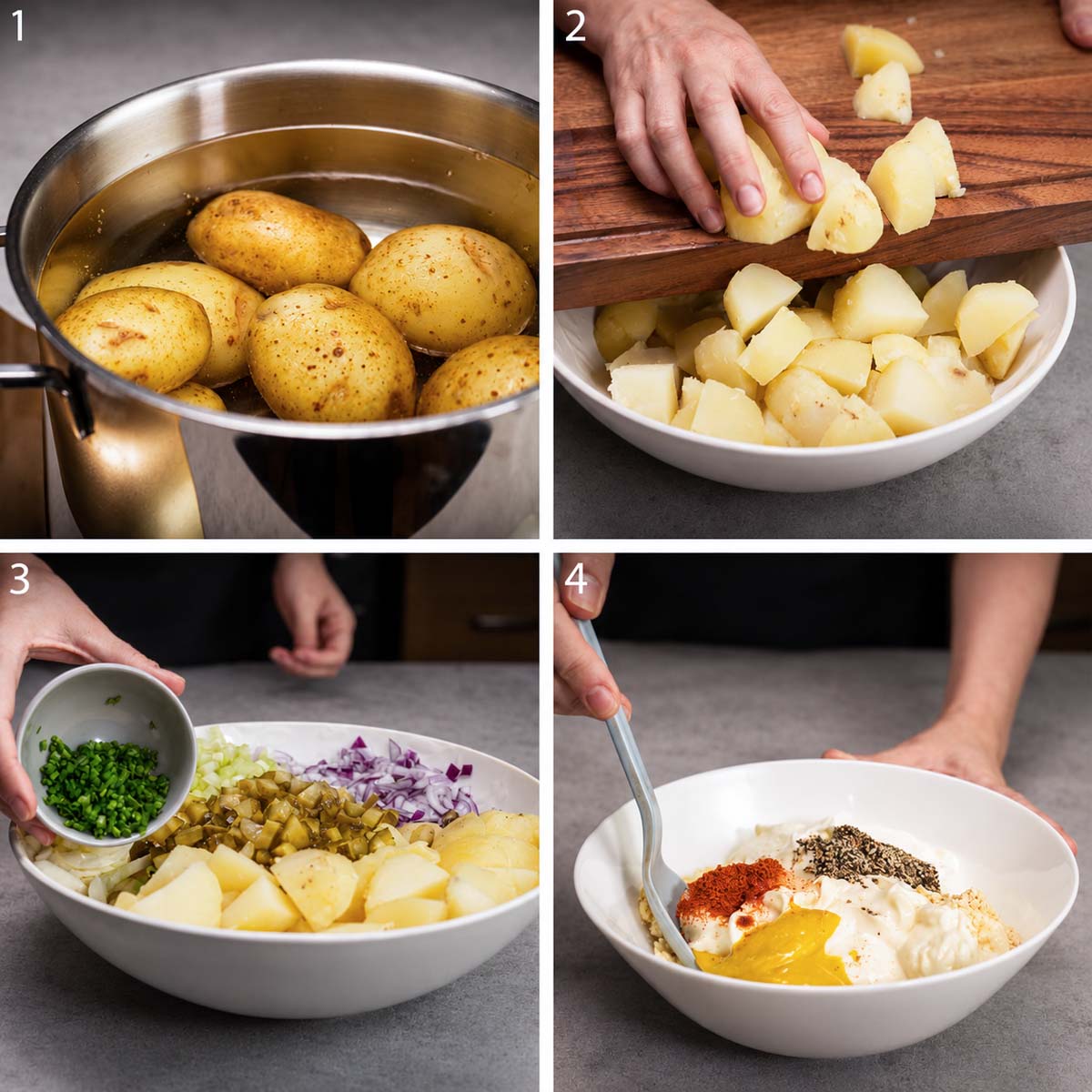 How to Make Egg Potato Salad