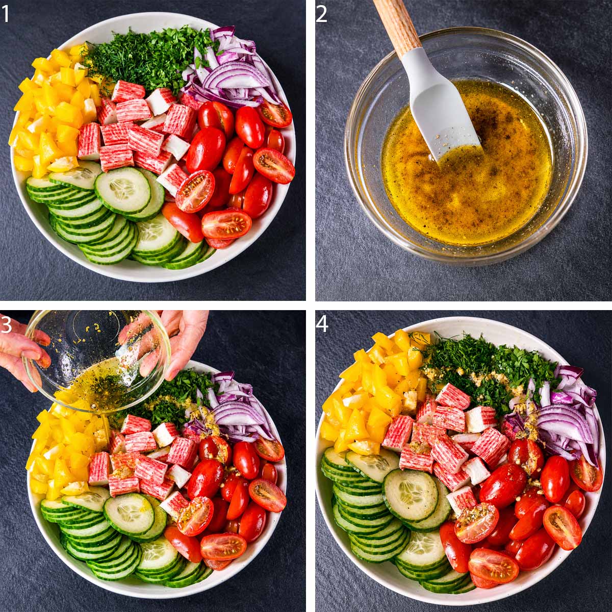 How to Make Imitation Crab Salad Without Mayo