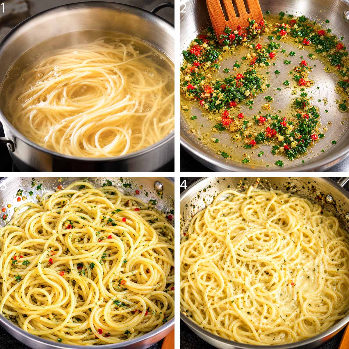How to Make Lemon Garlic Spaghetti