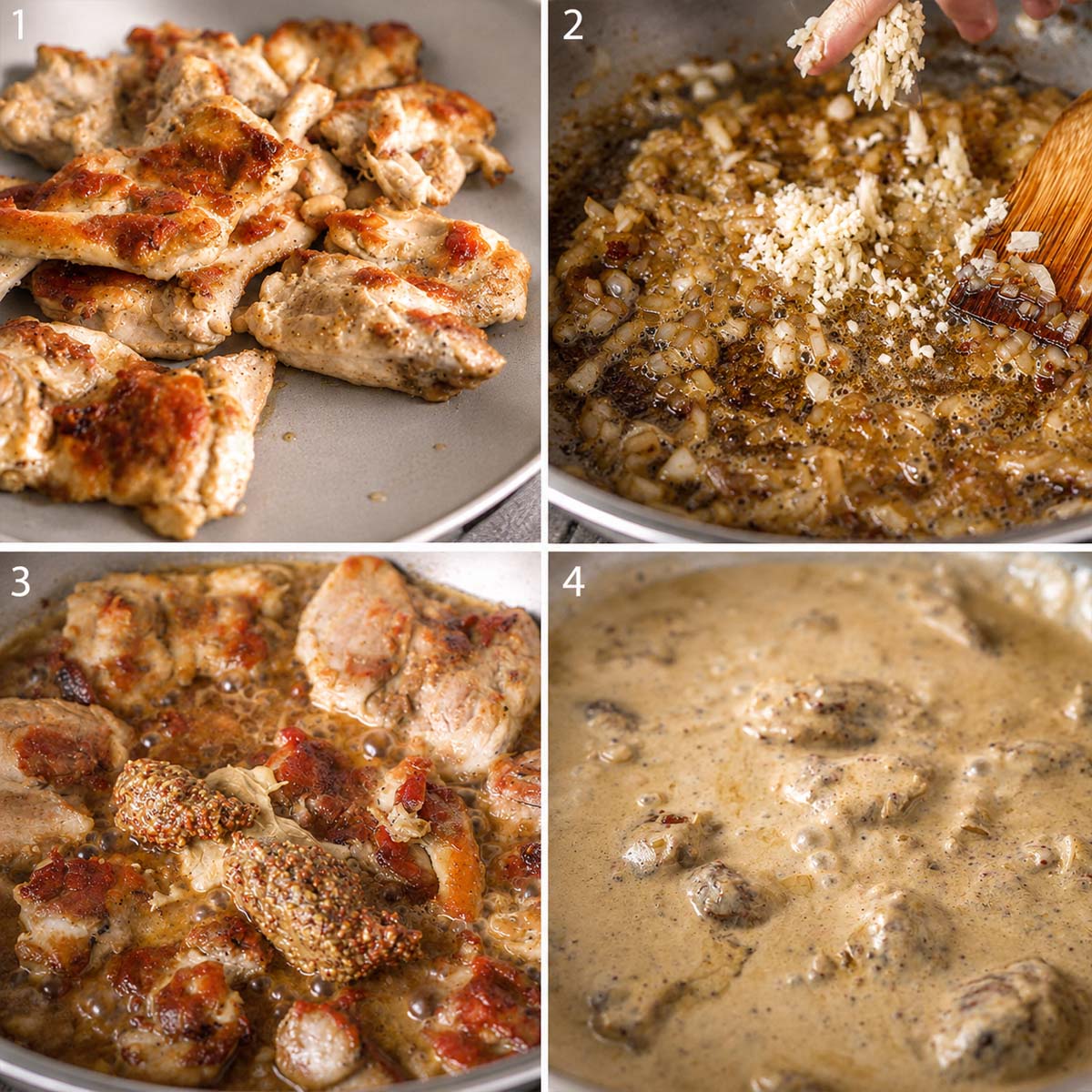 How to Make Creamy Mustard Chicken