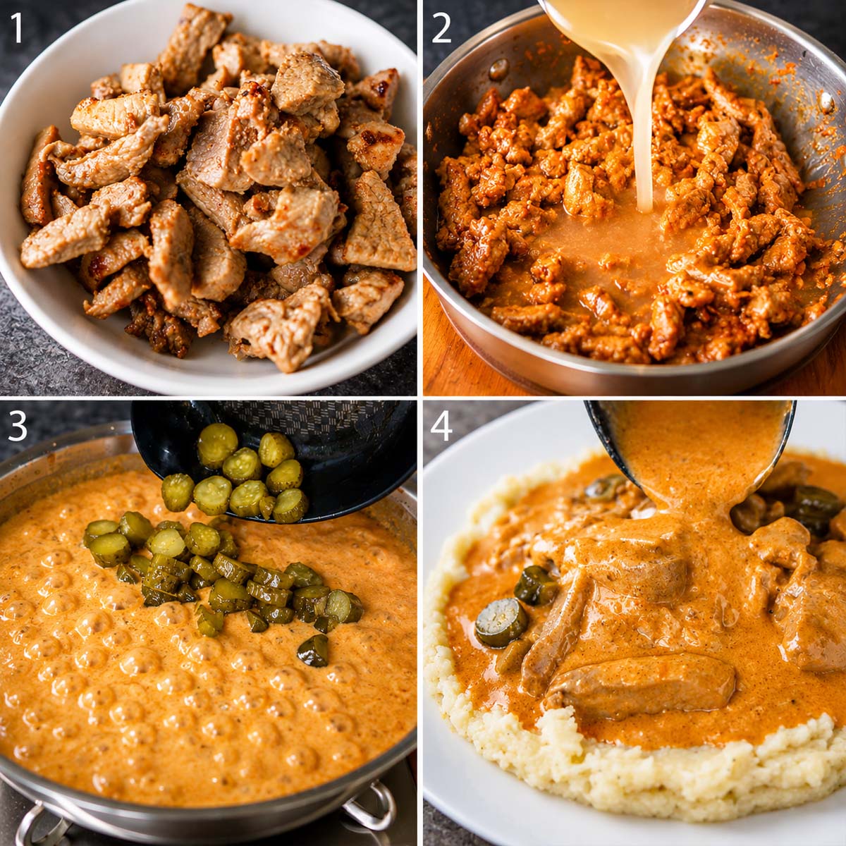 How to Make Pork Stroganoff