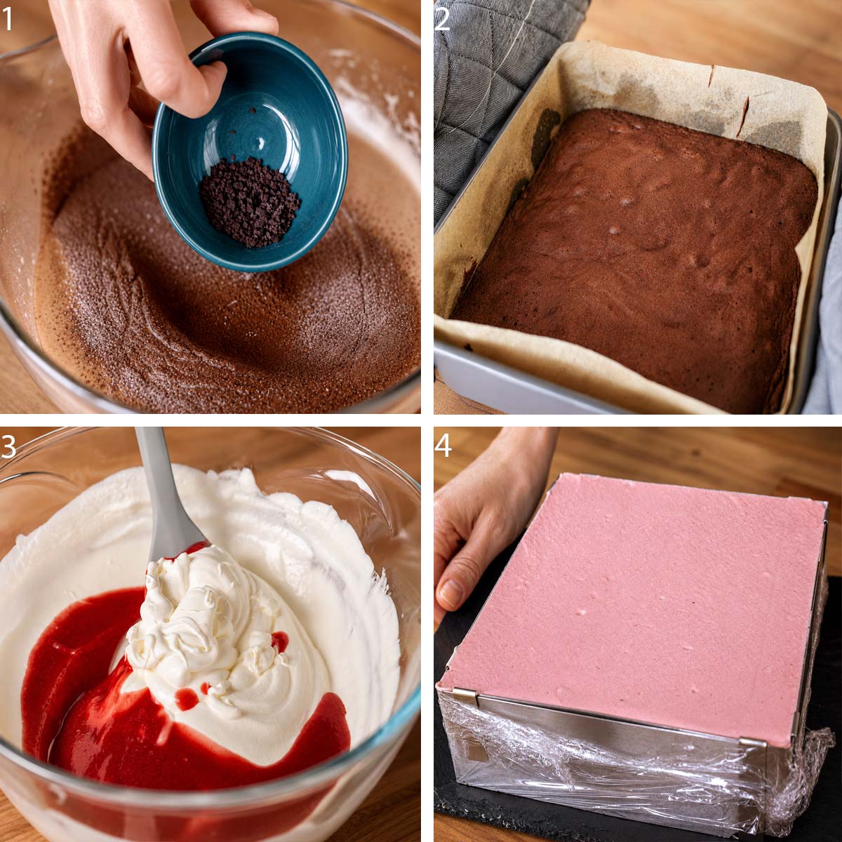 How to Make Raspberry Mousse Chocolate Cake