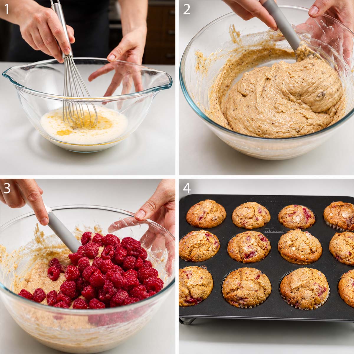 How to Make Raspberry Muffins