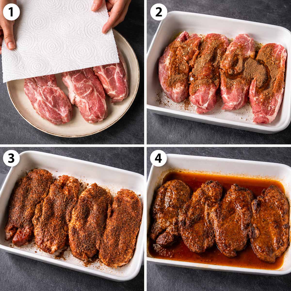 How to Bake Pork Steaks