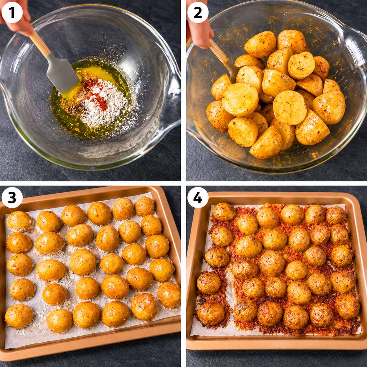 How to Make Crispy Parmesan Potatoes