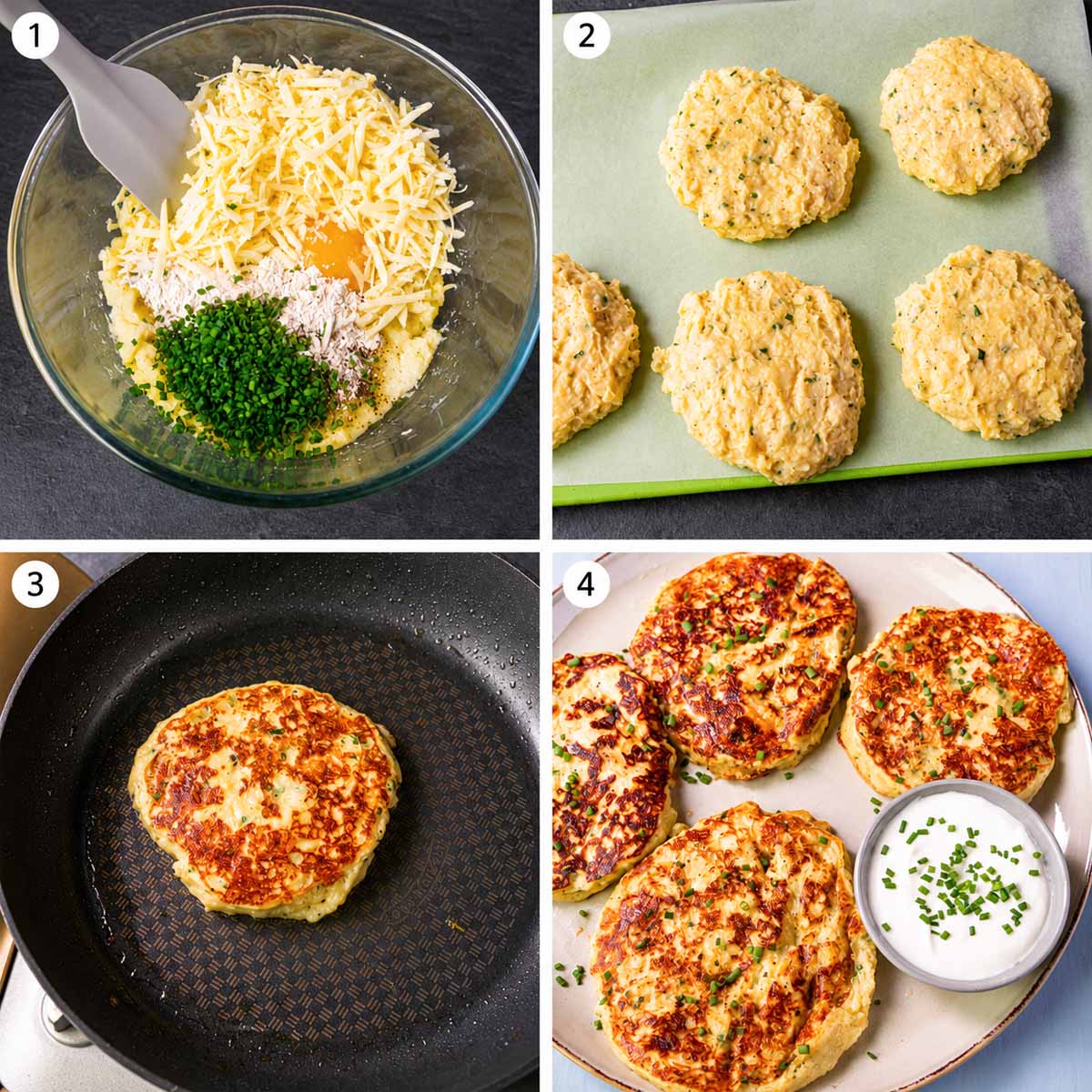 How to Make Leftover Mashed Potato Pancakes