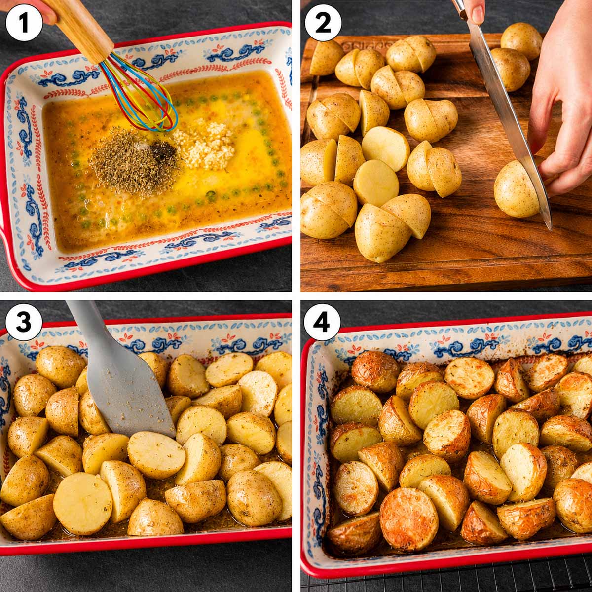 How to Make Greek Lemon Roasted Baby Potatoes