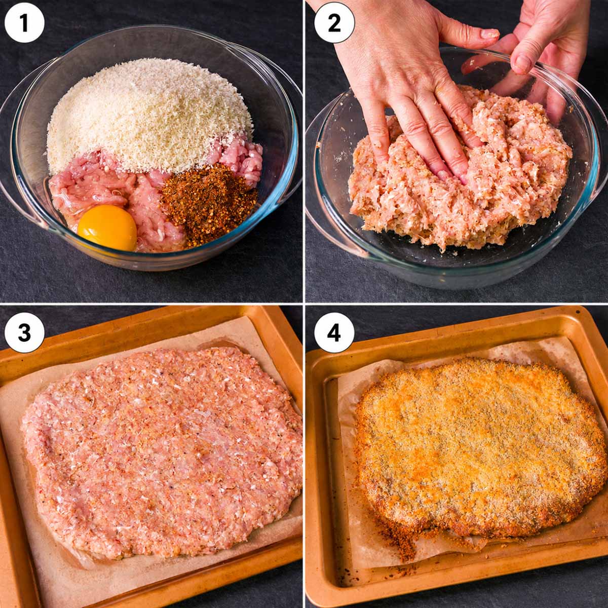 How to Make Ground Chicken Cutlet