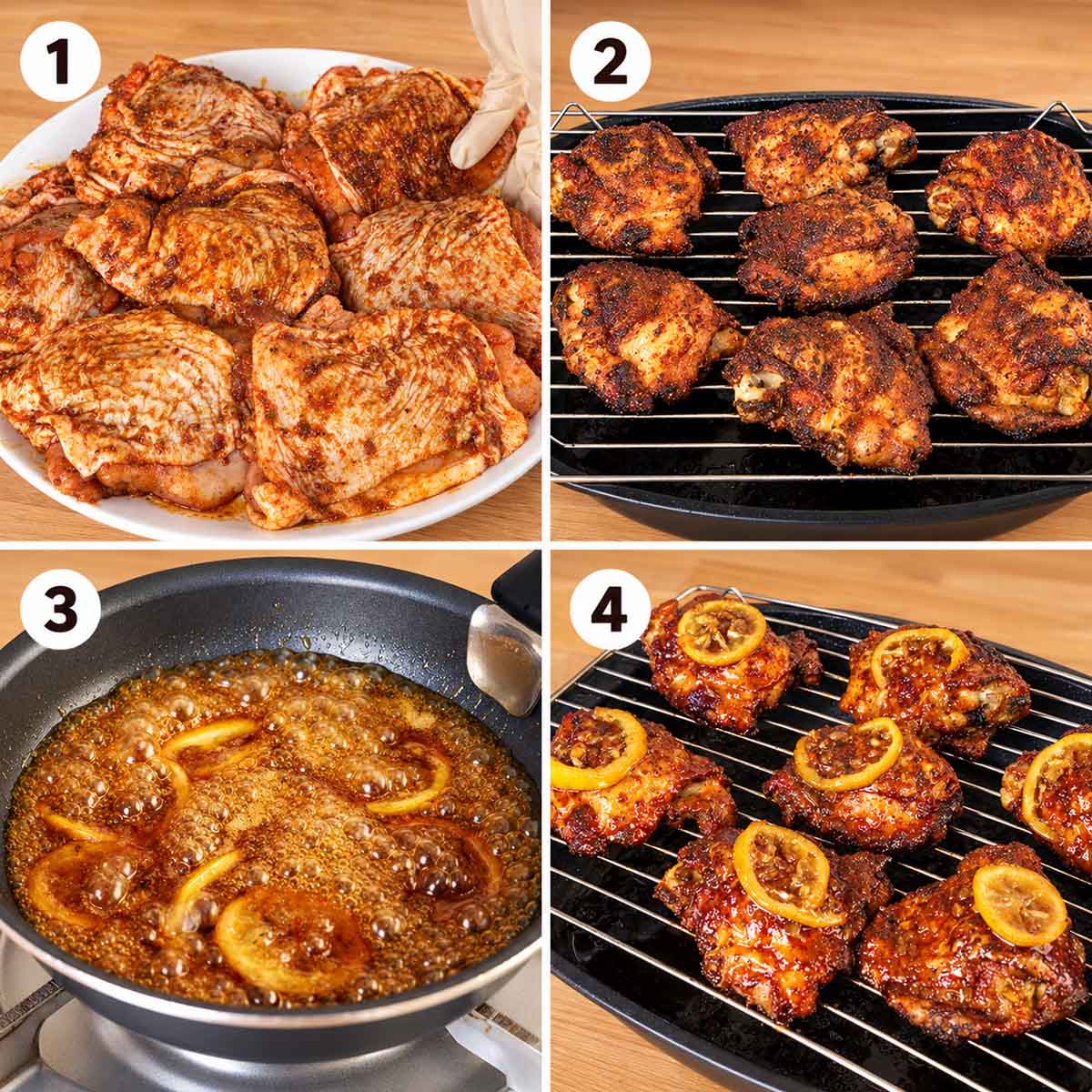 How to Make Baked Honey Lemon Chicken Thighs
